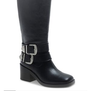 WILD PAIR NEW MOTO BOOTS BLACK